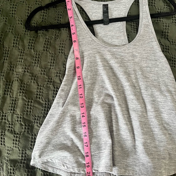 Gray Racerback Tank Top - Picture 4 of 4